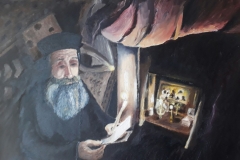 Sacerdote ortodoxo en el Santo Sepulcro