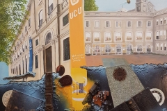 " El basamento del Presente " Obra en conjunto, Roberto  Cadenas y JJFranchi
